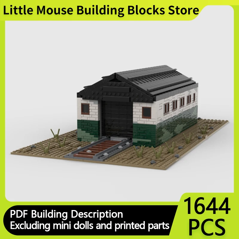 City Street View Model MOC Building Bricks Locomotive Repair Shop Modular Technology Gifts Holiday Assemble Children Toys Suit
City Street View Model MOC Building Bricks Locomotive Repair Shop Modular Technology Gifts Holiday Assemble Children Toys Suit