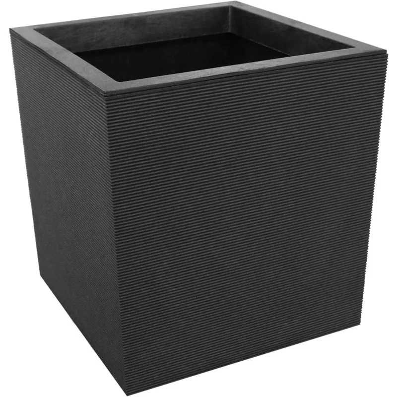 Квадратный цветочный горшок шириной 13 x 14 дюймов в помещении и на открытом воздухе, черный
Квадратный цветочный горшок шириной 13 x 14 дюймов в помещении и на открытом воздухе, черный