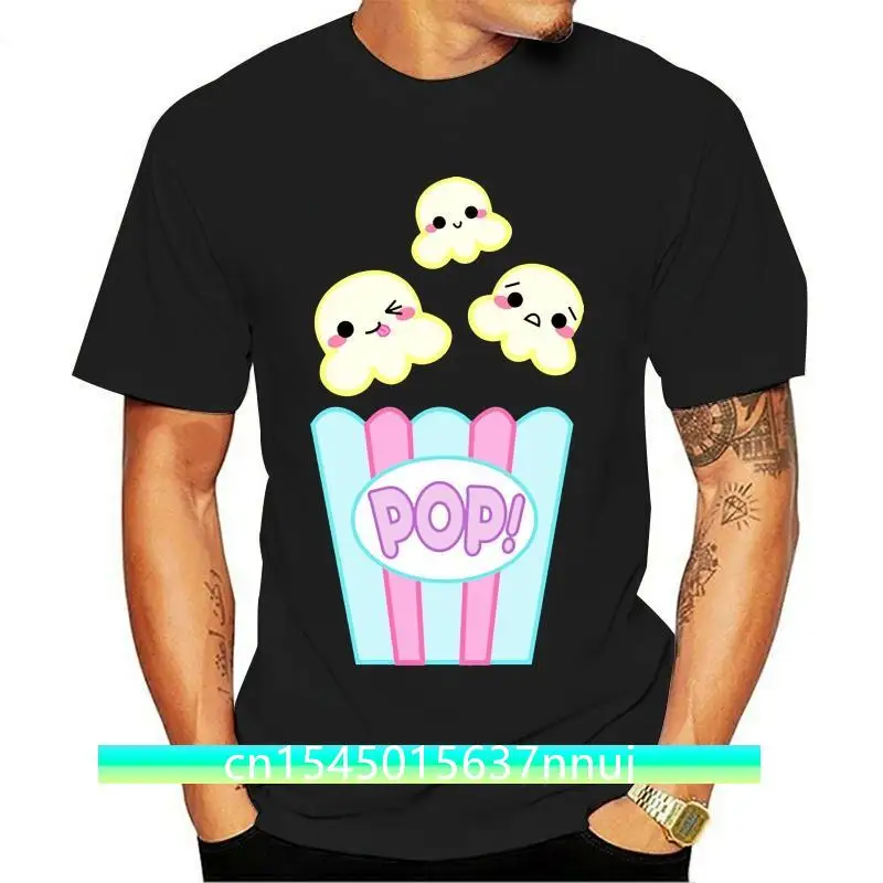 Popcorn! Kawaii T Shirt For Men Naughty Cute Sad Summer Clothing Black Tops Movie Foodie Tee Shirts Cartoon Tshirt
Popcorn! Kawaii T Shirt For Men Naughty Cute Sad Summer Clothing Black Tops Movie Foodie Tee Shirts Cartoon Tshirt