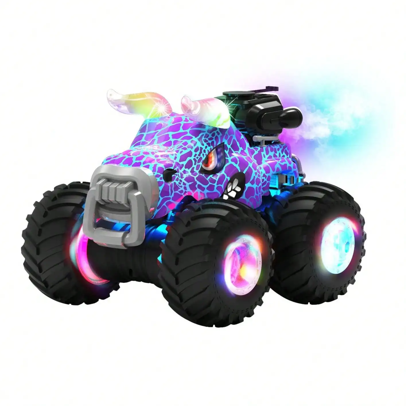 2.4GHz RC Monster Truck with Light & Spray, All-Terrain Remote Control Car Toy Gift for Kids 3-8
2.4GHz RC Monster Truck with Light & Spray, All-Terrain Remote Control Car Toy Gift for Kids 3-8