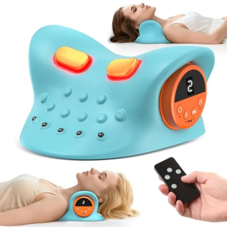 2026 Neck Massager 4-in-1 with Deep Tissue 3D Kneading Soothing Heat Portable Cordless Pillow for Cervical Traction Shoulder an
2026 Neck Massager 4-in-1 with Deep Tissue 3D Kneading Soothing Heat Portable Cordless Pillow for Cervical Traction Shoulder an