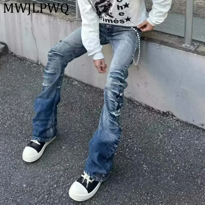 MWJLPWQ Washed Curved Cut Jeans Men's High Street Retro Ice Blue Ripped Casual Baggy Pants For Unisex Spring Autumn Chic 15869
MWJLPWQ Washed Curved Cut Jeans Men's High Street Retro Ice Blue Ripped Casual Baggy Pants For Unisex Spring Autumn Chic 15869