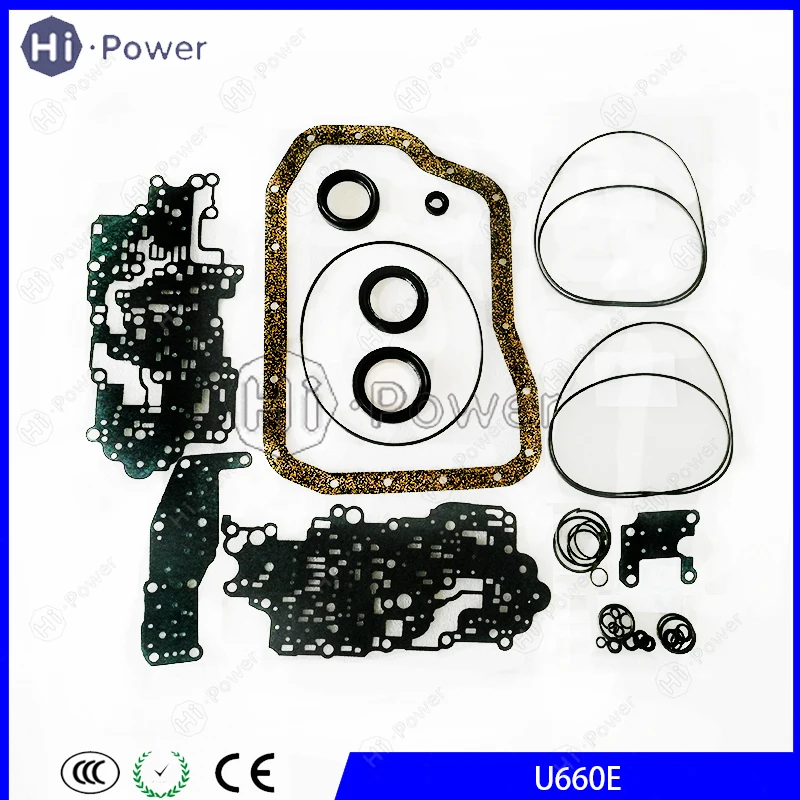 U660 U660E Auto Transmission Overhaul Rebuild Kit For TOYOTA 6 Speed Gearbox Oil Seal Repair Kit
U660 U660E Auto Transmission Overhaul Rebuild Kit For TOYOTA 6 Speed Gearbox Oil Seal Repair Kit