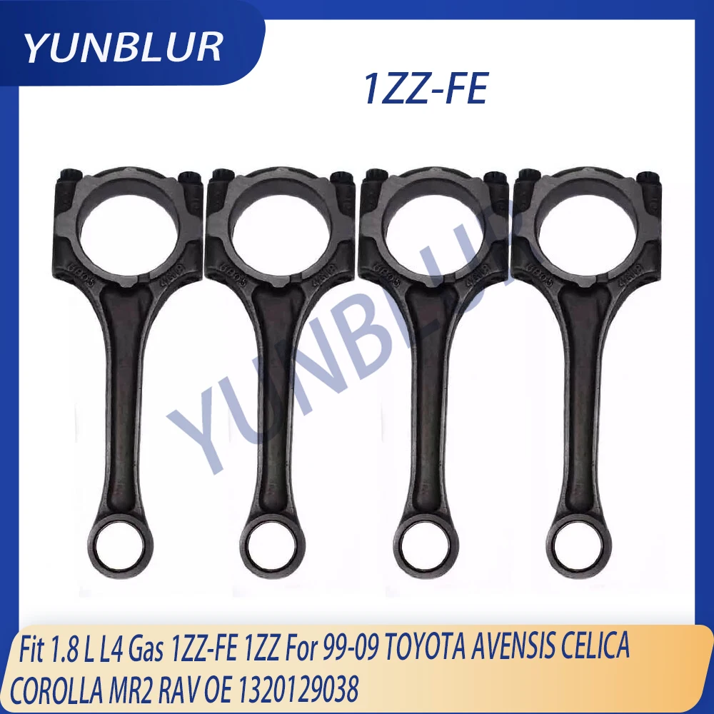 4PCS Engine Parts Connecting Rod Kit Fit 1.8 L L4 Gas 1ZZ-FE 1ZZ For 99-09 TOYOTA AVENSIS CELICA COROLLA MR2 RAV OE 1320129038
4PCS Engine Parts Connecting Rod Kit Fit 1.8 L L4 Gas 1ZZ-FE 1ZZ For 99-09 TOYOTA AVENSIS CELICA COROLLA MR2 RAV OE 1320129038