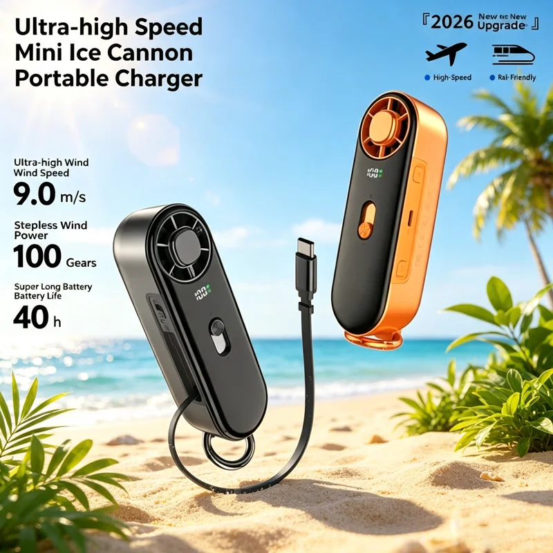 Portable Ice Cooling Fan 100 Speed 10000mAh Power Bank With Flashlight Aluminum Body Handheld Fan For Camping Commute Office
Portable Ice Cooling Fan 100 Speed 10000mAh Power Bank With Flashlight Aluminum Body Handheld Fan For Camping Commute Office