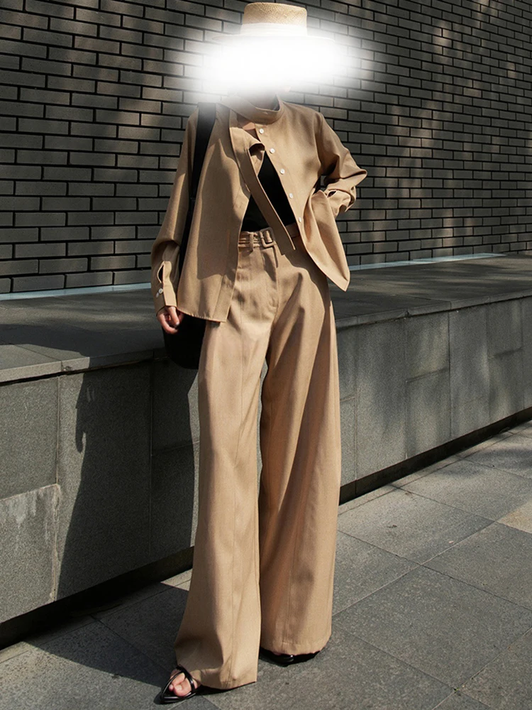 Spring Shirt Trousers Female Two Piece Set Women Ribbon Long Sleeved Blouse+High Waist with Belt Wide Leg Pants Autumn Outfit
Spring Shirt Trousers Female Two Piece Set Women Ribbon Long Sleeved Blouse+High Waist with Belt Wide Leg Pants Autumn Outfit