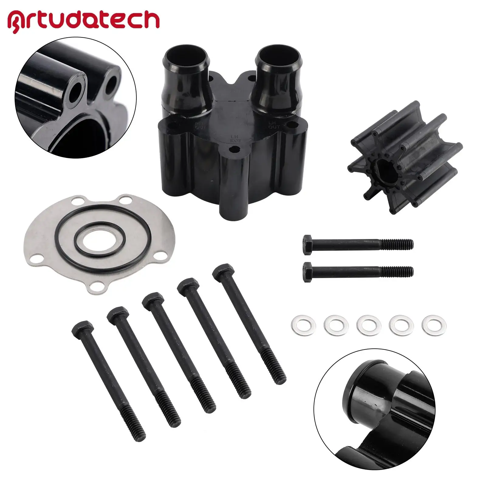 Комплект крыльчатки водяного насоса подходит для Mercury 46- 807151 A14 46- 807151 А7 Сьерра 18-3150 
Комплект крыльчатки водяного насоса подходит для Mercury 46- 807151 A14 46- 807151 А7 Сьерра 18-3150