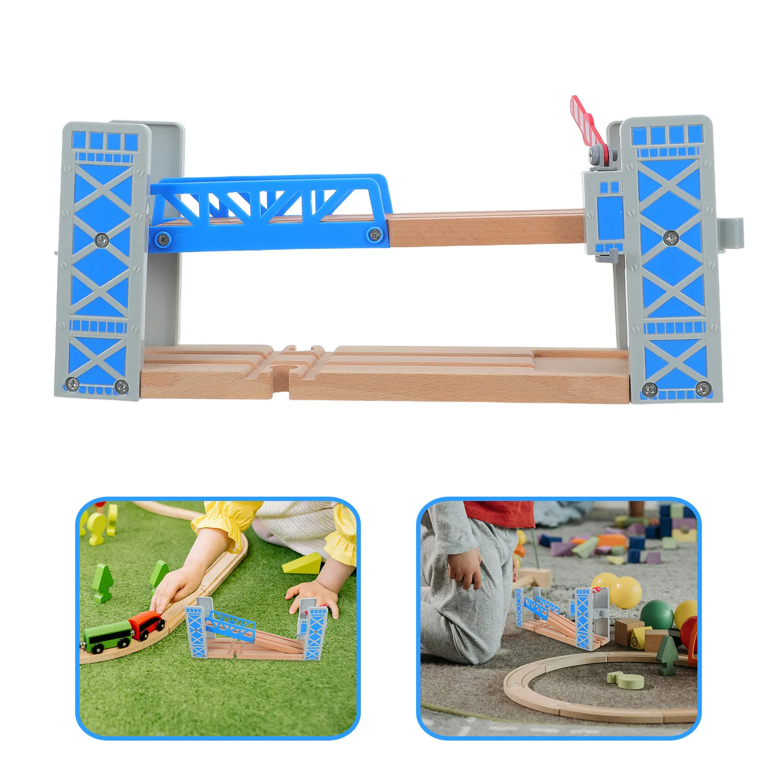 1Set Wooden Train Track Bridge Creative DIY Railway for Toddlers Compatible with Railroad Accessories
1Set Wooden Train Track Bridge Creative DIY Railway for Toddlers Compatible with Railroad Accessories