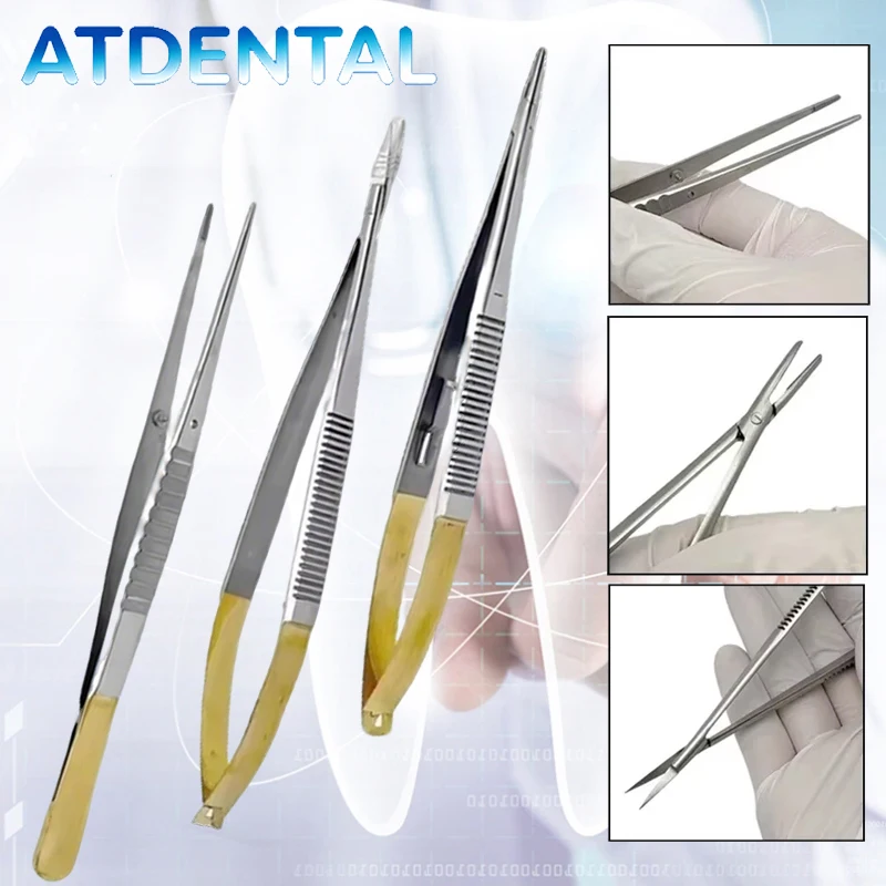 3pcs Orthodontic Implant Holding Forceps 18cm Curved Jaw Castroviejo Plier Dental Instrument
3pcs Orthodontic Implant Holding Forceps 18cm Curved Jaw Castroviejo Plier Dental Instrument
