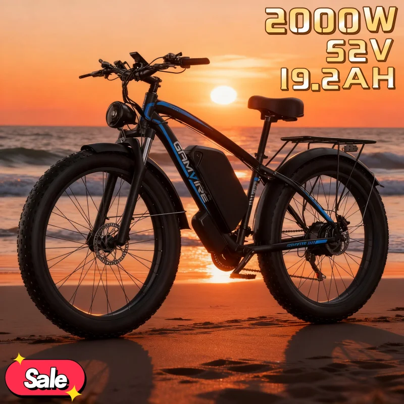 2025 electric bicycle 2000W strong power 52V 19.2AH large battery 24 inch tire high performance adult electric bike
2025 electric bicycle 2000W strong power 52V 19.2AH large battery 24 inch tire high performance adult electric bike