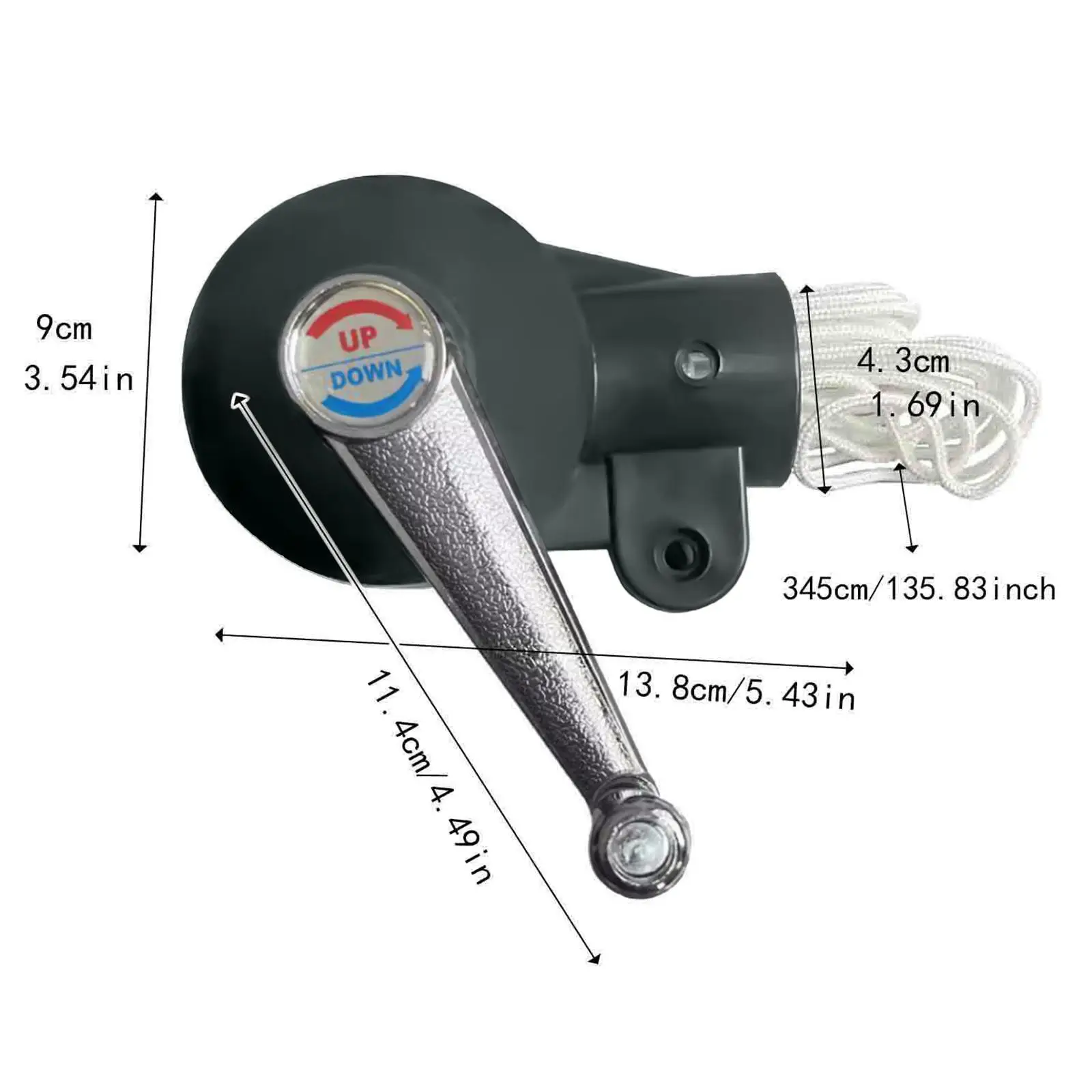 Parasol Hand Crank Accessories Parasol Rocker Replace Parts Patio Umbrella Crank Handle for Balcony Party Picnic Courtyard Lawn
Parasol Hand Crank Accessories Parasol Rocker Replace Parts Patio Umbrella Crank Handle for Balcony Party Picnic Courtyard Lawn