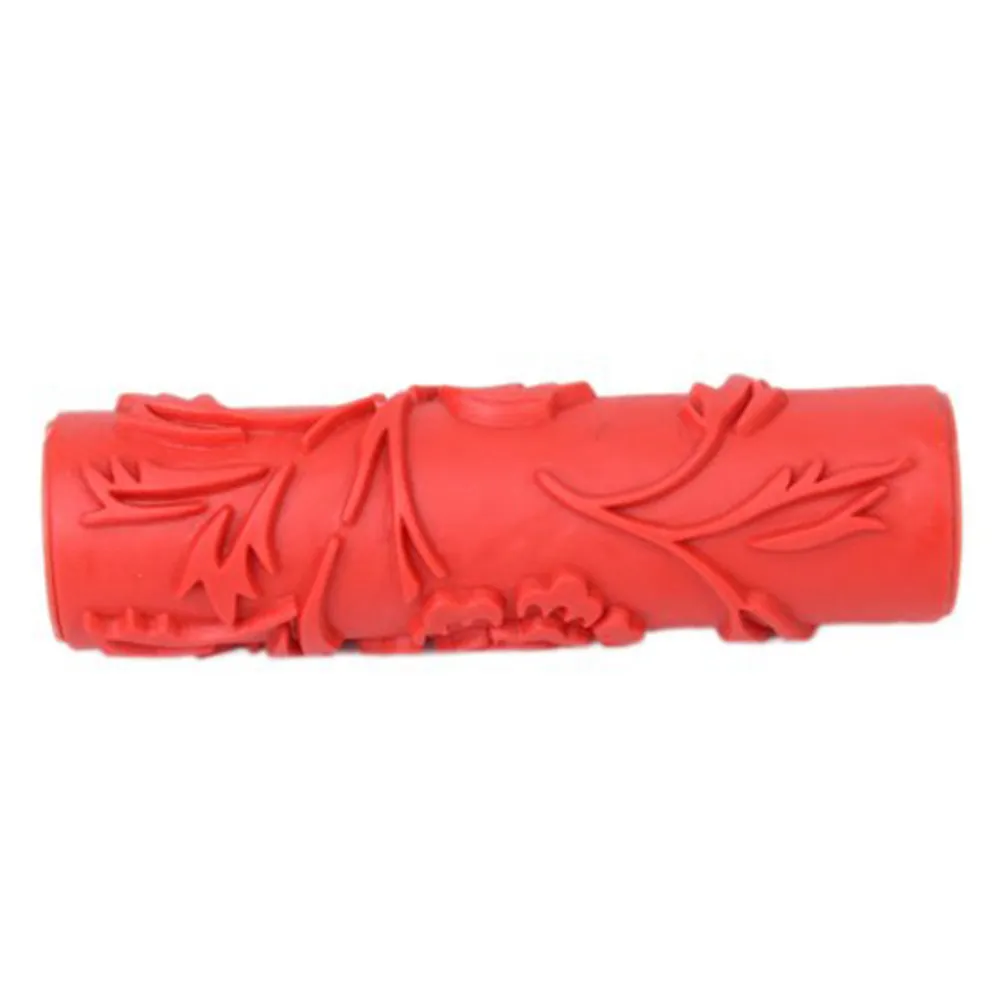 1 Portable Red Rubber Painting Roller Plastic Handle DIY Wall Decoration Flower Pattern Paint Roller Wall Decoration Painting
1 Portable Red Rubber Painting Roller Plastic Handle DIY Wall Decoration Flower Pattern Paint Roller Wall Decoration Painting