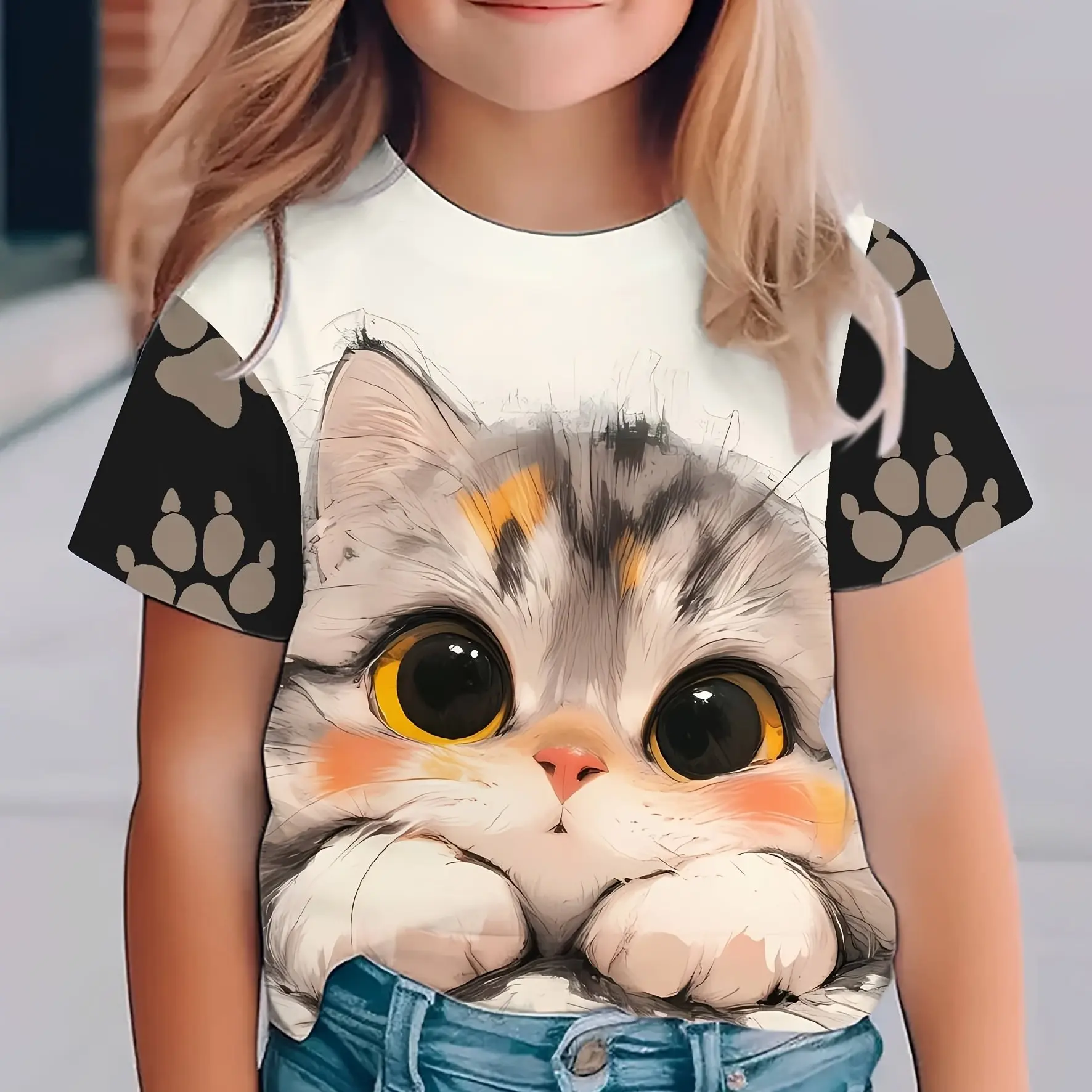 Cartoon Animals Graphic Children's Clothing Girl T-Shirt Summer Short Sleeve Casual Cute Outdoor Boy Girl Clothes O-Neck Tops
Cartoon Animals Graphic Children's Clothing Girl T-Shirt Summer Short Sleeve Casual Cute Outdoor Boy Girl Clothes O-Neck Tops