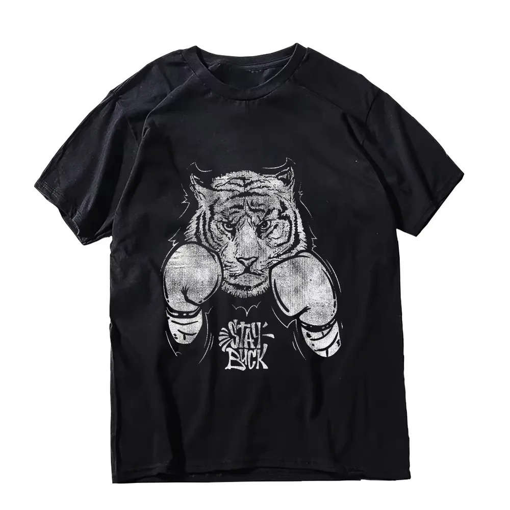 Different tiger pattern printing multi-color multi-option summer popular ruffian handsome street style men's pure cotton T-shirt
Different tiger pattern printing multi-color multi-option summer popular ruffian handsome street style men's pure cotton T-shirt
