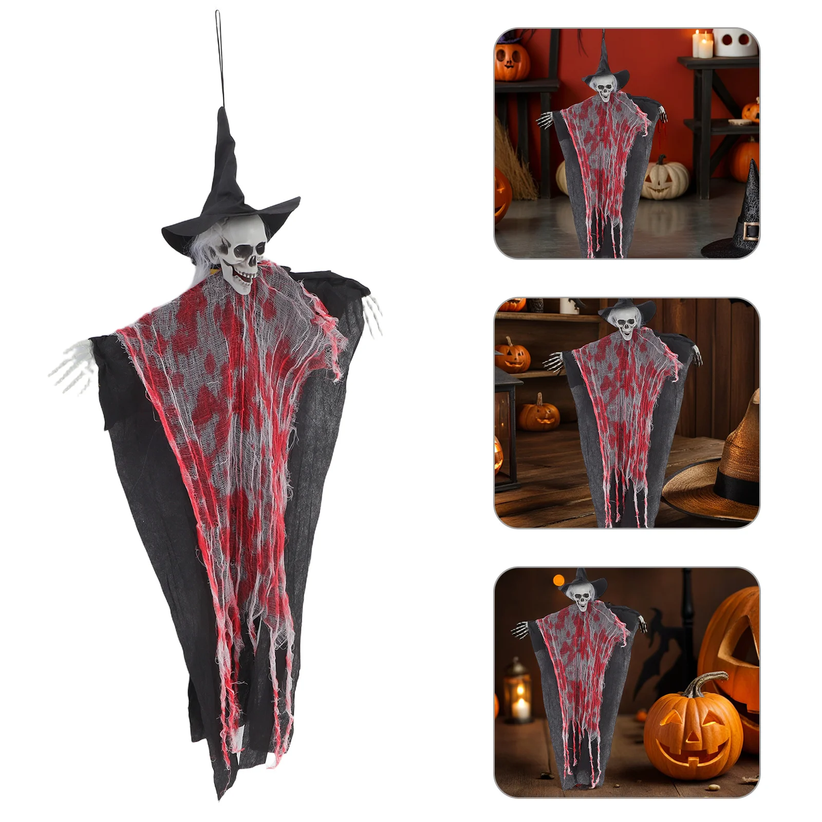 Halloween Hanging Ghost Decoration Creepy Skull Hood Scary Ghost for Halloween Lawn Patio Garden Party Outdoor Decor 
Halloween Hanging Ghost Decoration Creepy Skull Hood Scary Ghost for Halloween Lawn Patio Garden Party Outdoor Decor