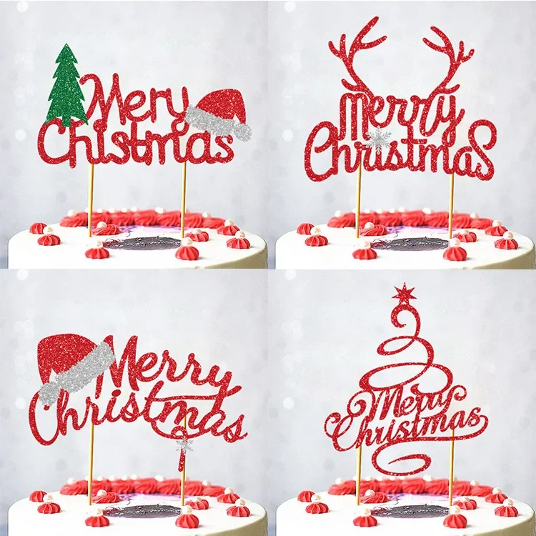 Merry Christmas With Hat Cake Topper Flags Antlers Tree Cupcake Toppers Party Decoration Happy New Year Baking Supplies DIY Xmas
Merry Christmas With Hat Cake Topper Flags Antlers Tree Cupcake Toppers Party Decoration Happy New Year Baking Supplies DIY Xmas