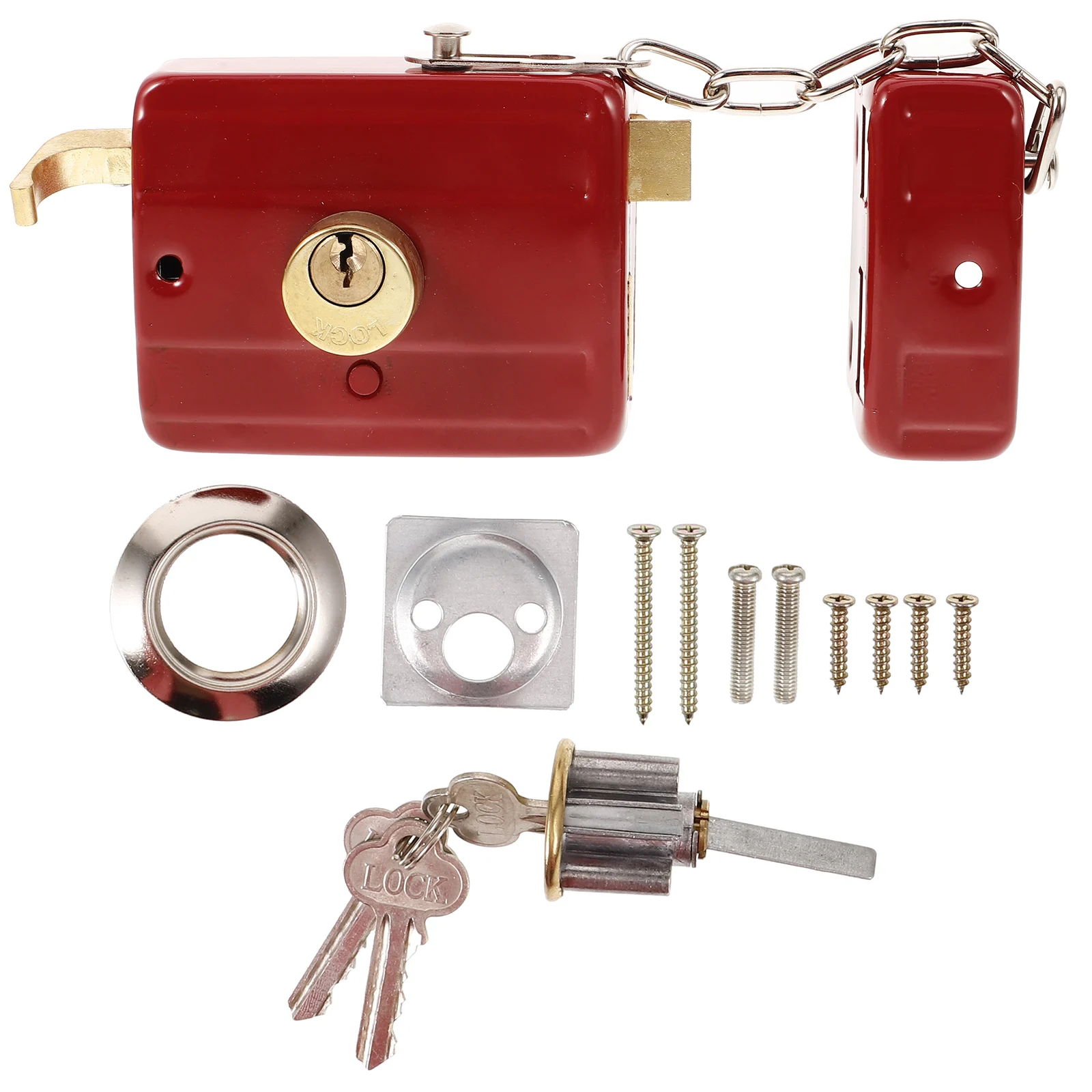 AntiTheft Door Lock Latches Slide Bolt for Sliding French Flush Doors Cabinets Windows Bathrooms Bedrooms Garages Gardens
AntiTheft Door Lock Latches Slide Bolt for Sliding French Flush Doors Cabinets Windows Bathrooms Bedrooms Garages Gardens