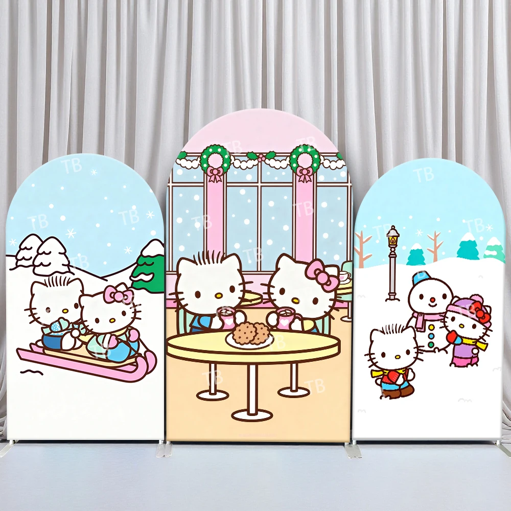 Sanrio Hello Kitty Winter Cozy Style Arch Backdrop Cover Warm Festive Scene For Kids Birthday Baby Shower Photo Booth Background
Sanrio Hello Kitty Winter Cozy Style Arch Backdrop Cover Warm Festive Scene For Kids Birthday Baby Shower Photo Booth Background