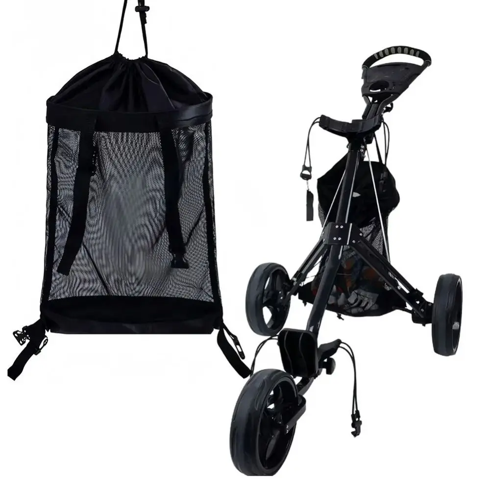 Mesh Bag Golf Cart Storage Bag Cute Practical Nylon Golf Ball Drawstring Pouch Black Large Capacity Golf Ball Container
Mesh Bag Golf Cart Storage Bag Cute Practical Nylon Golf Ball Drawstring Pouch Black Large Capacity Golf Ball Container