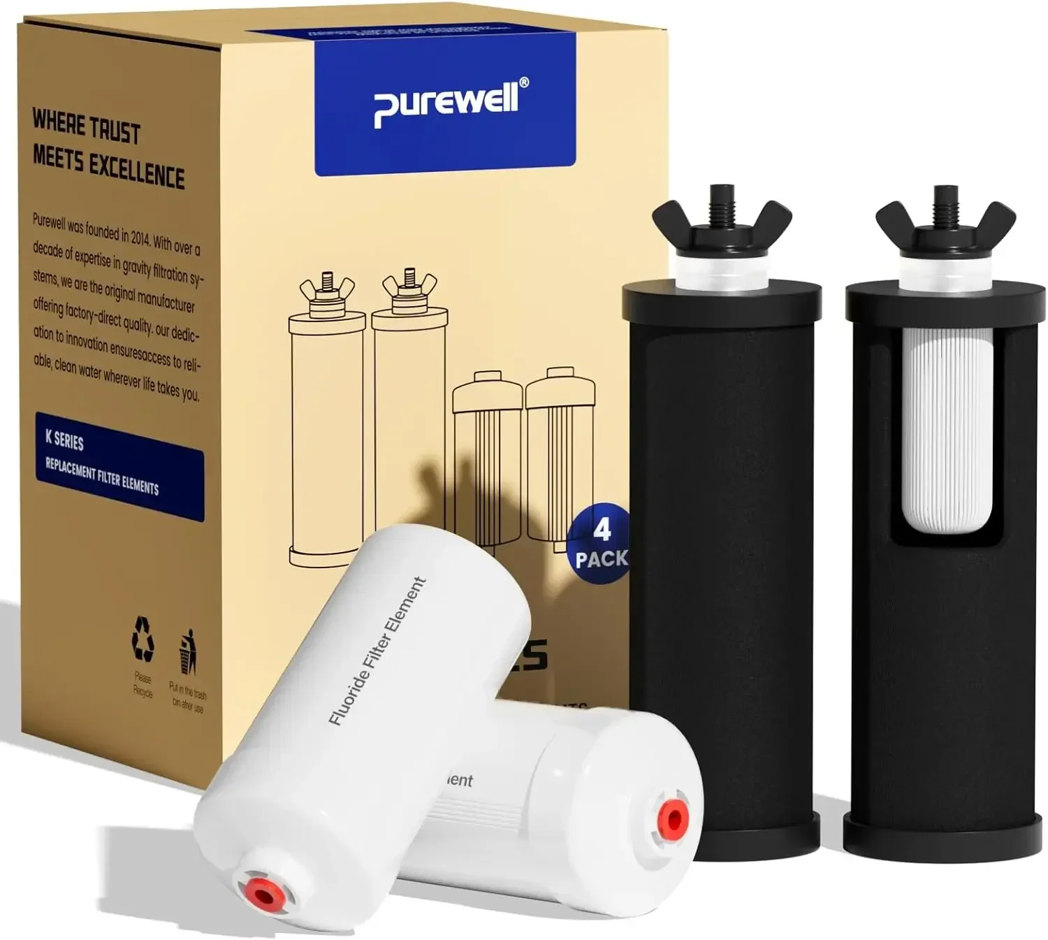 8-Stage PF-3&FL-2 Purification Elements Set, Replacement Filters for ProOne® and Berkey® Filters, ProOne® Big+ or Berkey® Big+ W
8-Stage PF-3&FL-2 Purification Elements Set, Replacement Filters for ProOne® and Berkey® Filters, ProOne® Big+ or Berkey® Big+ W