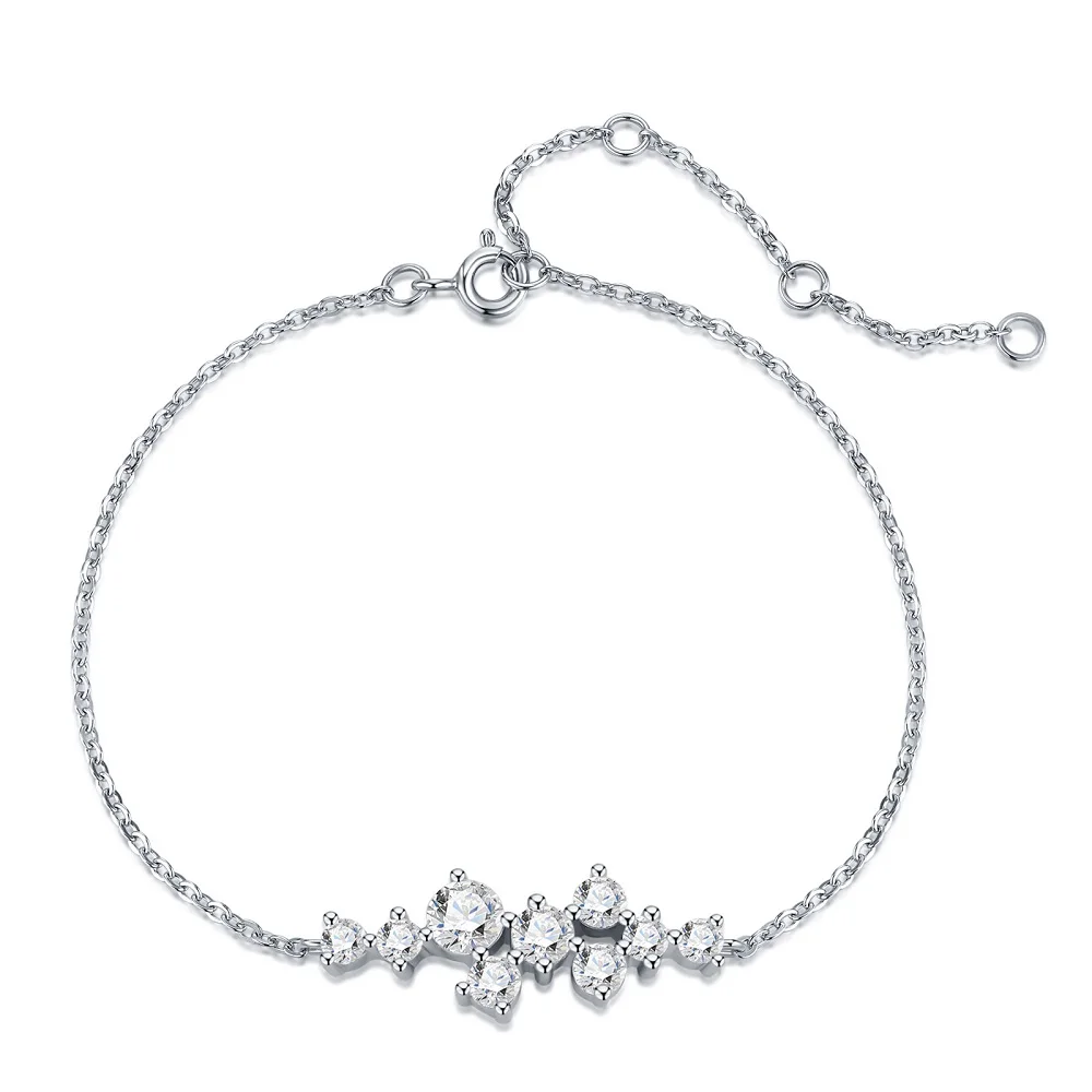 Apaison D Color Sparkling Moissanites Tennis Bracelets For Women - 925 Sterling Silver Chain Bangle Wedding Engagement Jewelry
Apaison D Color Sparkling Moissanites Tennis Bracelets For Women - 925 Sterling Silver Chain Bangle Wedding Engagement Jewelry