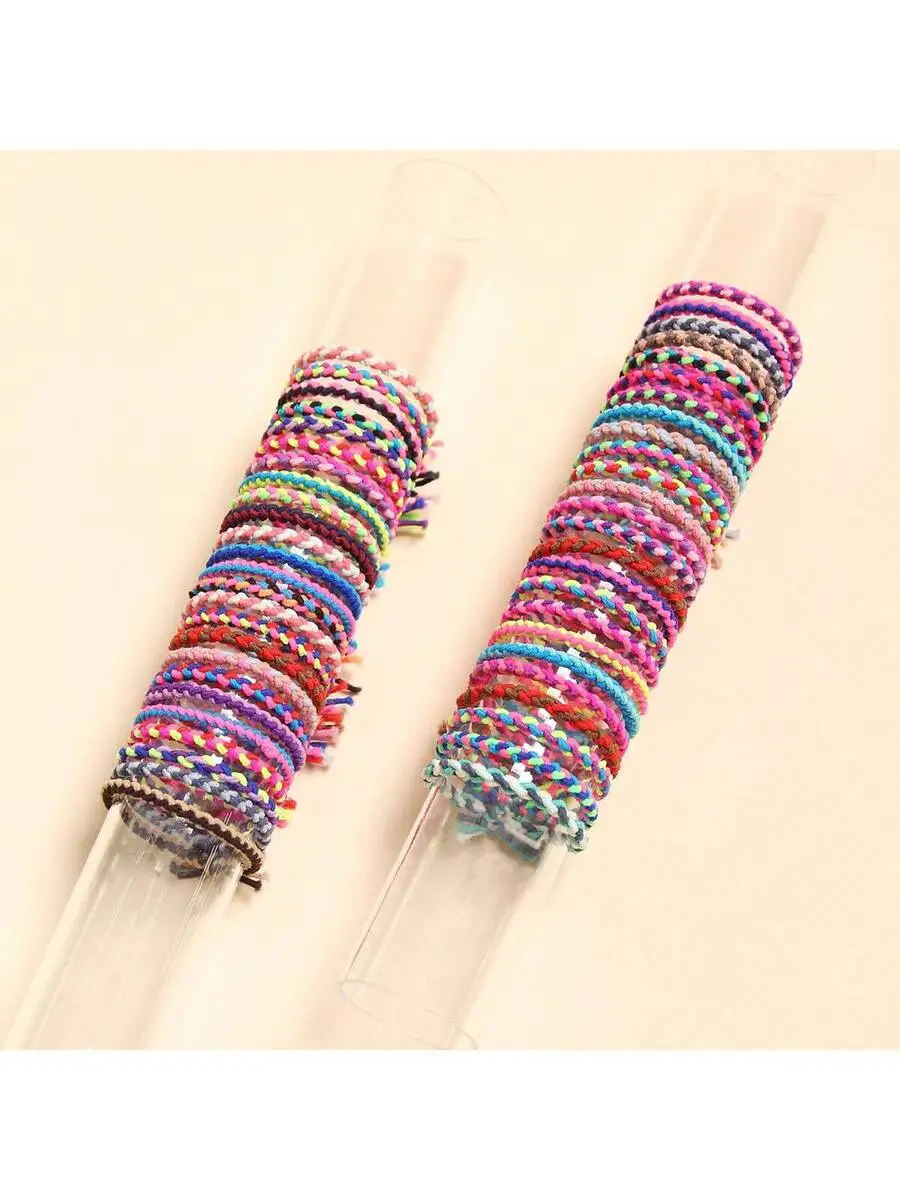 50Pcs Braided Hair Ties For Women Elastic Hair Bands Colorful Ponytail Holders Hair Accessories
50Pcs Braided Hair Ties For Women Elastic Hair Bands Colorful Ponytail Holders Hair Accessories