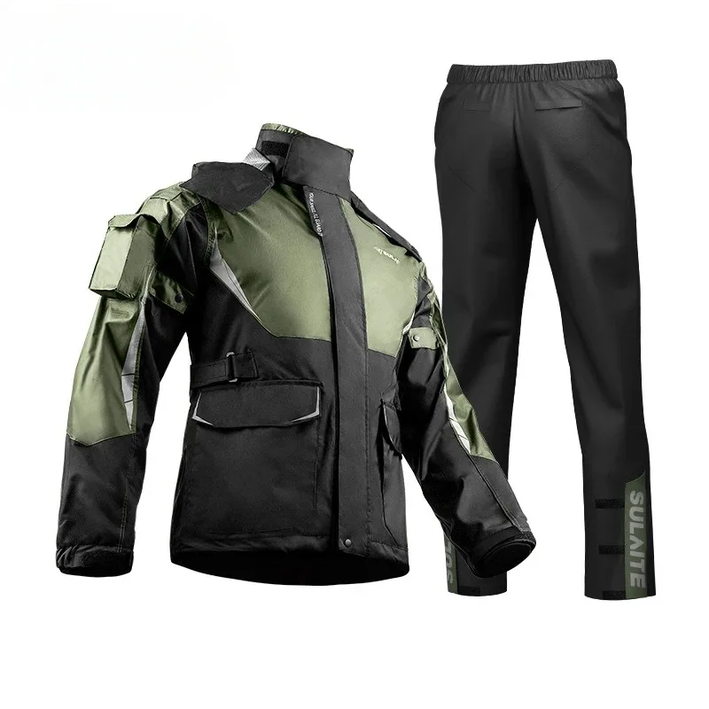 Men Women Motorcycle Raincoat Set Heavy Rain Proof Moto Riding Suit Waterproof Windproof Knight Touring Rain Jacket
Men Women Motorcycle Raincoat Set Heavy Rain Proof Moto Riding Suit Waterproof Windproof Knight Touring Rain Jacket