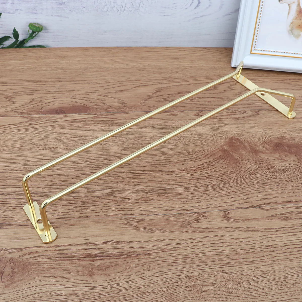 Wine Glass Rack Metal Stemware Organizer Under Cabinet For Kitchen Bar Storage Display Rustproof Glass Hanger Rack