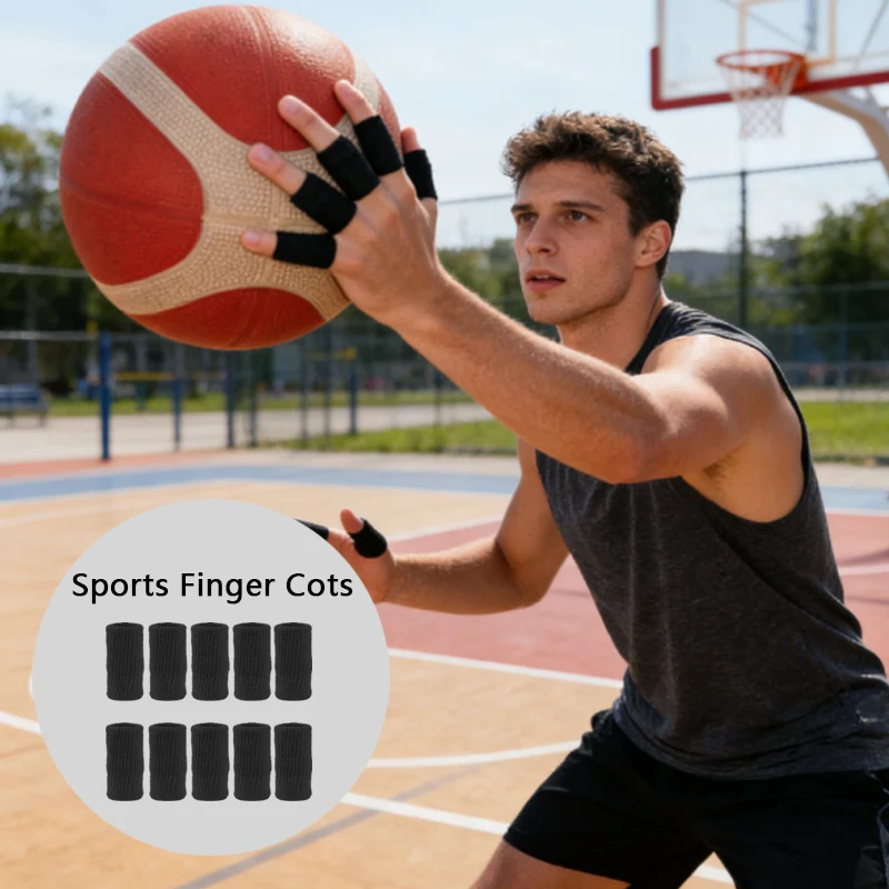 10Pcs Nylon Finger Sleeves,Elastic Sports Guards for Boxing,Basketball,Football,Breathable Protectors for Men and Women
10Pcs Nylon Finger Sleeves,Elastic Sports Guards for Boxing,Basketball,Football,Breathable Protectors for Men and Women