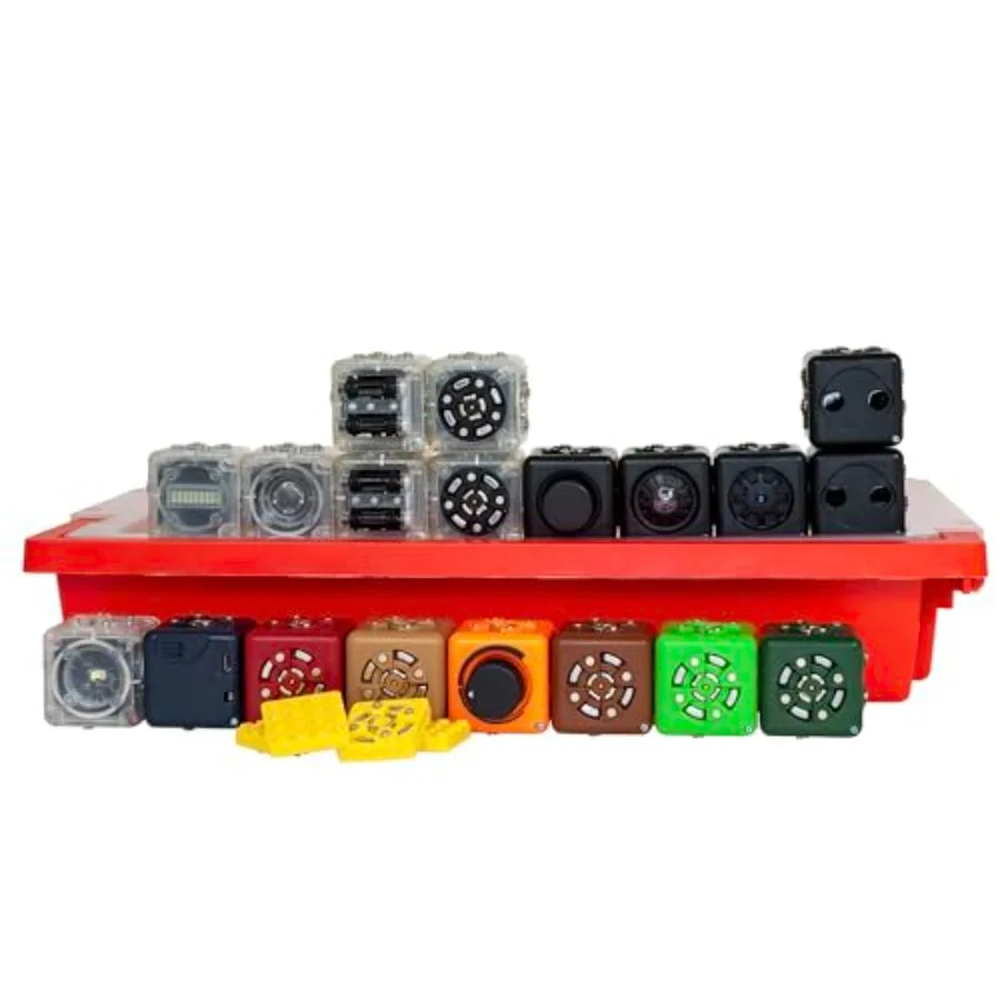 Science engineering kits for teens and younger children ages 4+ : modular robotics boundless builder pack with 19 robot cubes A
Science engineering kits for teens and younger children ages 4+ : modular robotics boundless builder pack with 19 robot cubes A