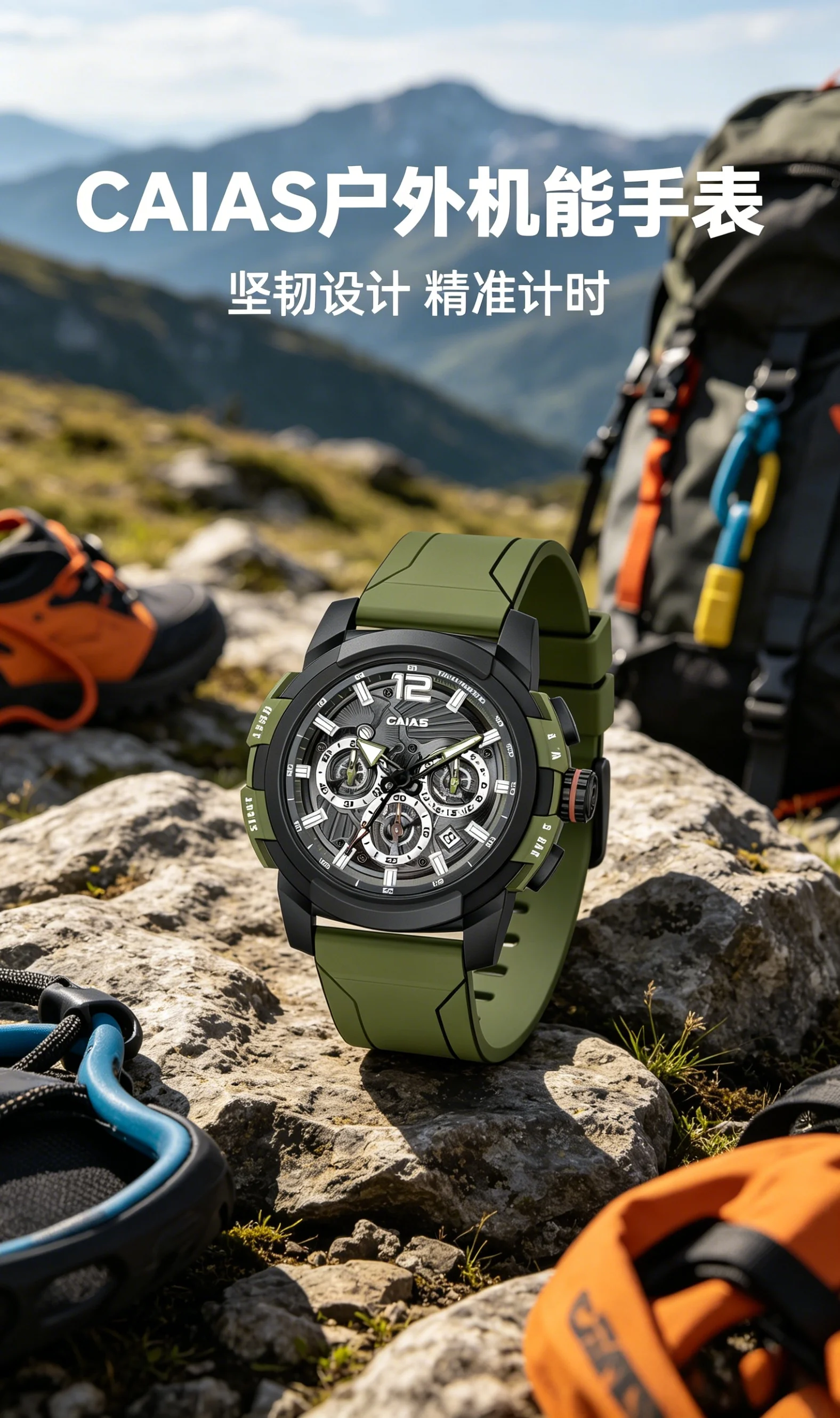 2026CAIAS Fashion Watch, Precision Movement, with Date, Luminous Hands, Water-Resistant, Silicone Strap
2026CAIAS Fashion Watch, Precision Movement, with Date, Luminous Hands, Water-Resistant, Silicone Strap