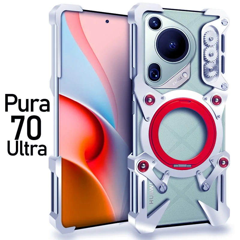 Aluminum Frameless Case For Huawei Pura 70 Ultra 70 Pro+ P60 Art P60 Pro Rotating Bracket Shell Metal Rimless Shockproof Cover
Aluminum Frameless Case For Huawei Pura 70 Ultra 70 Pro+ P60 Art P60 Pro Rotating Bracket Shell Metal Rimless Shockproof Cover