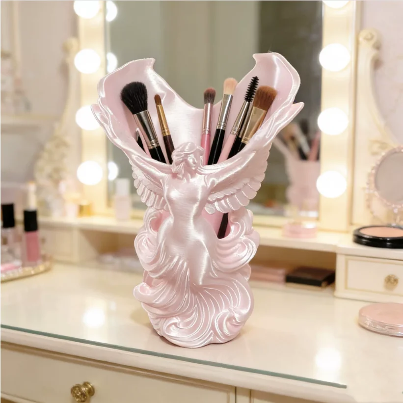 Makeup Brush Holder,Human Face Art Desktop Decoration,Vase,Compatible with Makeup,Eyebrow Pencils,Home Organizer,Plastic Materia
Makeup Brush Holder,Human Face Art Desktop Decoration,Vase,Compatible with Makeup,Eyebrow Pencils,Home Organizer,Plastic Materia