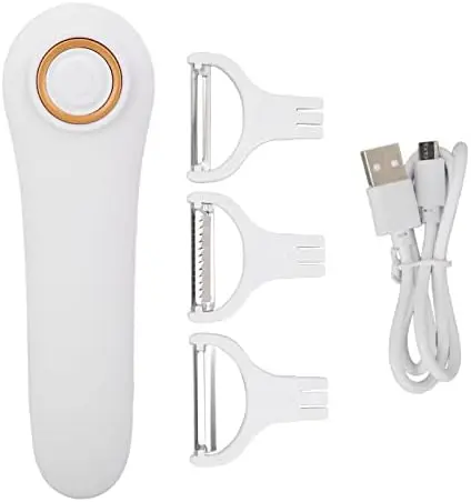 Electric Potato Peeler – USB Rechargeable, 3 Blades, Auto Fruit/Veggie Peeler for Potatoes, Carrots, Cucumbers
Electric Potato Peeler – USB Rechargeable, 3 Blades, Auto Fruit/Veggie Peeler for Potatoes, Carrots, Cucumbers
