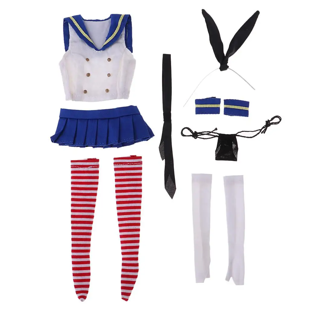 Фигурка девочки-кролика, 12 дюймов, женский костюм, аксессуары для кукол в масштабе 1:6, одежда для фигурок в морском стиле для коллекционеров
Фигурка девочки-кролика, 12 дюймов, женский костюм, аксессуары для кукол в масштабе 1:6, одежда для фигурок в морском стиле для коллекционеров