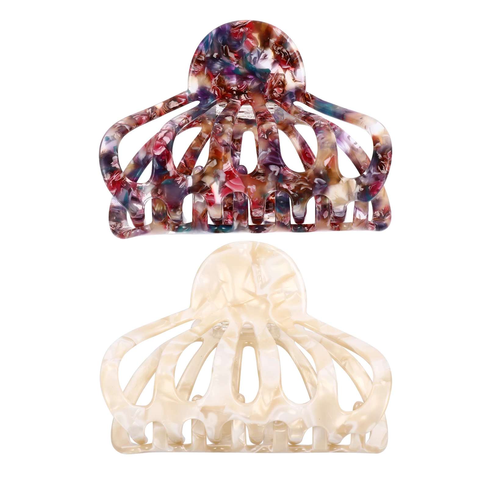 2Pcs Vintage Hollow Hair Jaw Clips Large Clamps for Thick Thin Long Hair Styling Bath Makeup Party Travel Occasion
2Pcs Vintage Hollow Hair Jaw Clips Large Clamps for Thick Thin Long Hair Styling Bath Makeup Party Travel Occasion