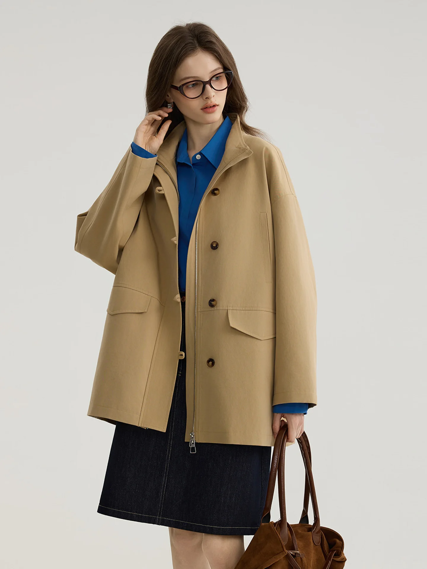 Женское модное повседневное короткое пальто LiuPiaoPiao с воротником-стойкой, весна-осень, новый британский стиль, из смесового органического хлопка
Женское модное повседневное короткое пальто LiuPiaoPiao с воротником-стойкой, весна-осень, новый британский стиль, из смесового органического хлопка