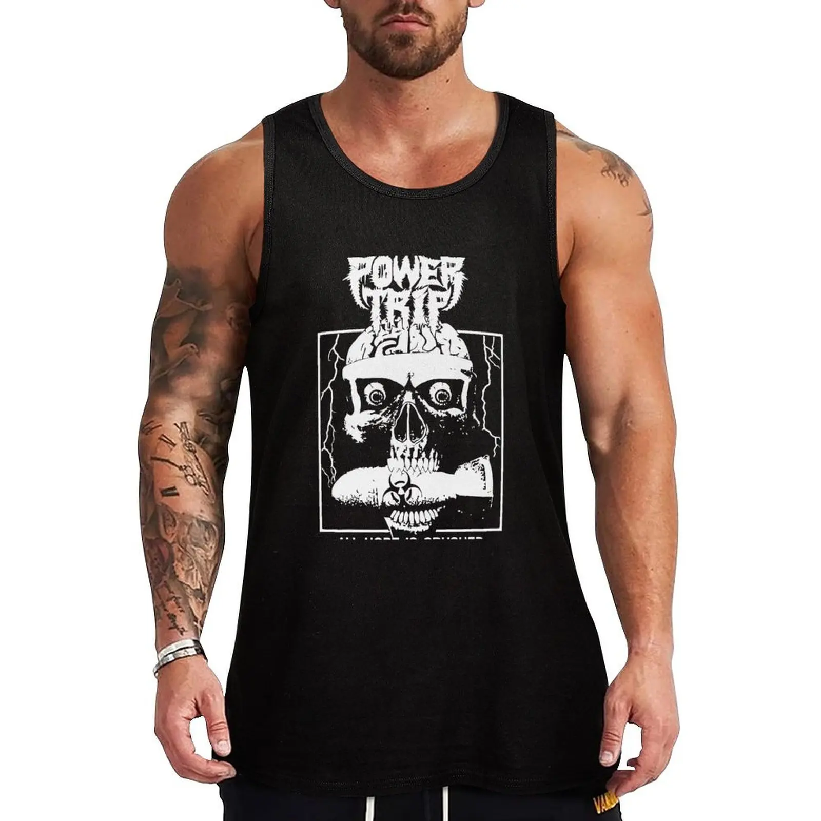 Power Trip Merch Hope Is Crushed Skull Tank Top sleeveless vests cotton t-shirts man
Power Trip Merch Hope Is Crushed Skull Tank Top sleeveless vests cotton t-shirts man