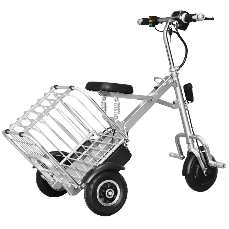 Folding electric vehicle bicycle light and portable small three-wheeled scooter for the elderly children
Folding electric vehicle bicycle light and portable small three-wheeled scooter for the elderly children