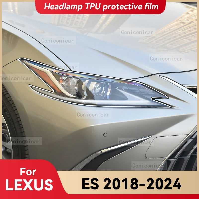 For LEXUS ES 2018-2024 2023 Car Headlight Transparent TPU Protective Film Front Light Tint Change Color Sticker Accessories
For LEXUS ES 2018-2024 2023 Car Headlight Transparent TPU Protective Film Front Light Tint Change Color Sticker Accessories