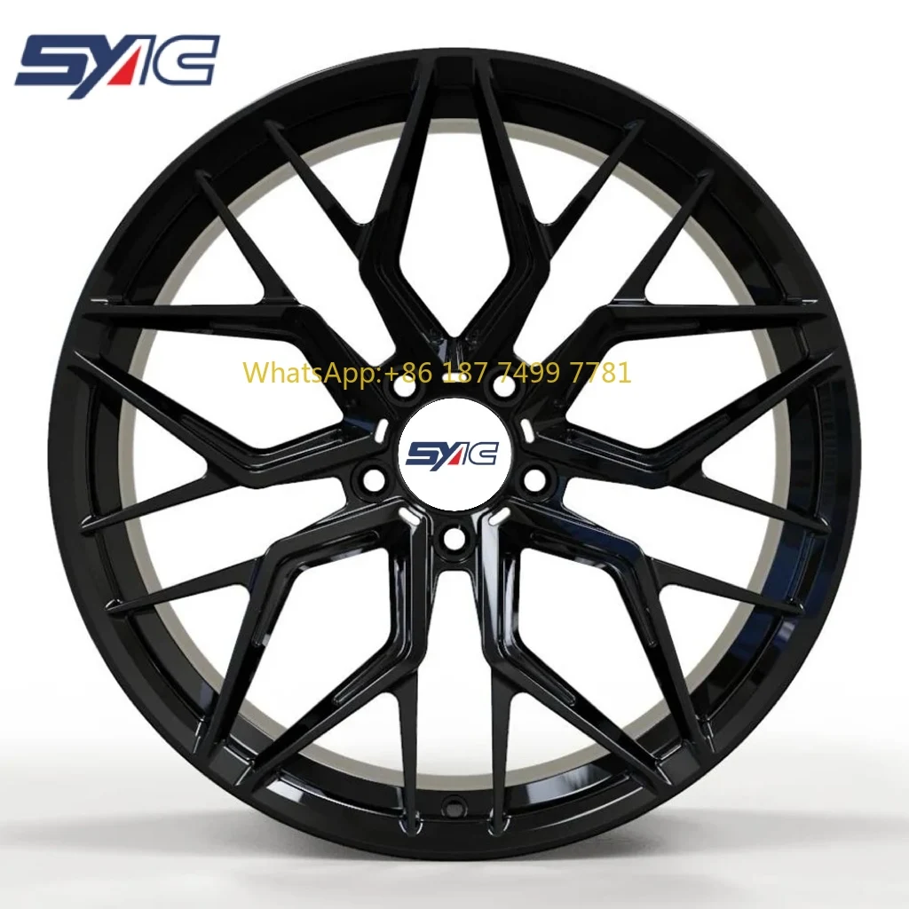 SYAC 18-22 Inch Forged Aluminum Alloy Wheel Hubs Wear-Resistant Wheel Rims for Passenger Cars with 35mm Axle and 100mm PCD
SYAC 18-22 Inch Forged Aluminum Alloy Wheel Hubs Wear-Resistant Wheel Rims for Passenger Cars with 35mm Axle and 100mm PCD