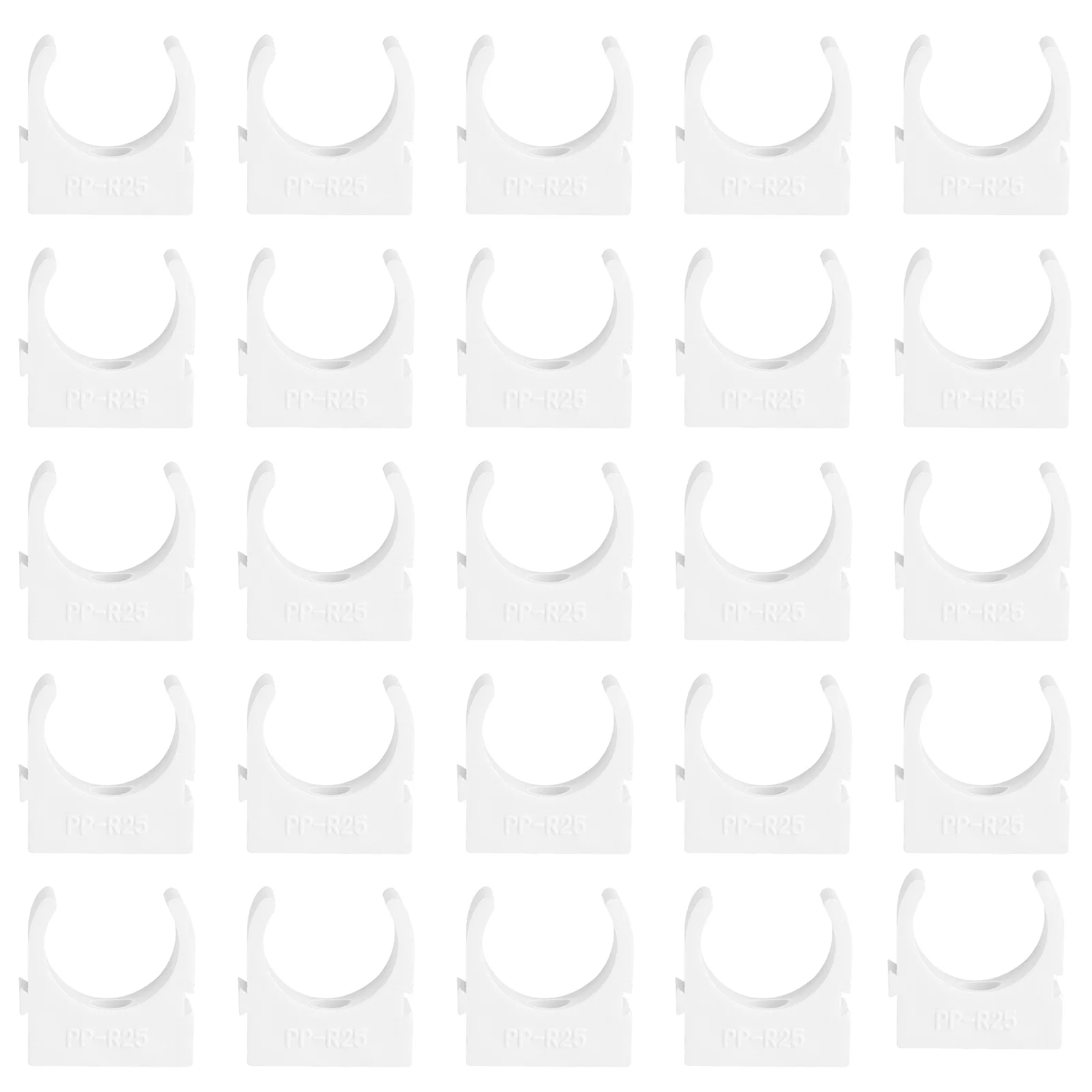 50 Pcs Shape Clips Pipe Holders Support Tube Wire ganizer Clamps U Shape Clips Durable Plastic Hardware Accessories
50 Pcs Shape Clips Pipe Holders Support Tube Wire ganizer Clamps U Shape Clips Durable Plastic Hardware Accessories