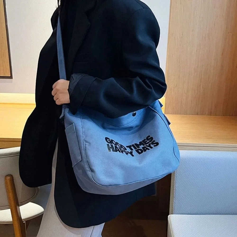 High Capacity Shoulder Bag for Women Letter Canvas Bag
High Capacity Shoulder Bag for Women Letter Canvas Bag