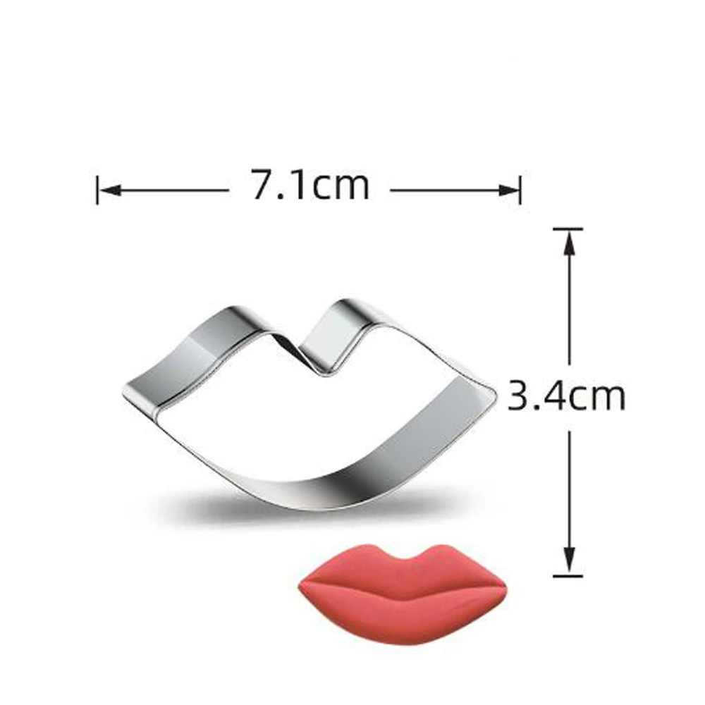 1pcs patisserie reposteria Lip Stainless Steel Cookie Cutter Sugarcraft Fondant Cake Decor Tool Cupcake Pastry Shop Biscuit Mold
1pcs patisserie reposteria Lip Stainless Steel Cookie Cutter Sugarcraft Fondant Cake Decor Tool Cupcake Pastry Shop Biscuit Mold