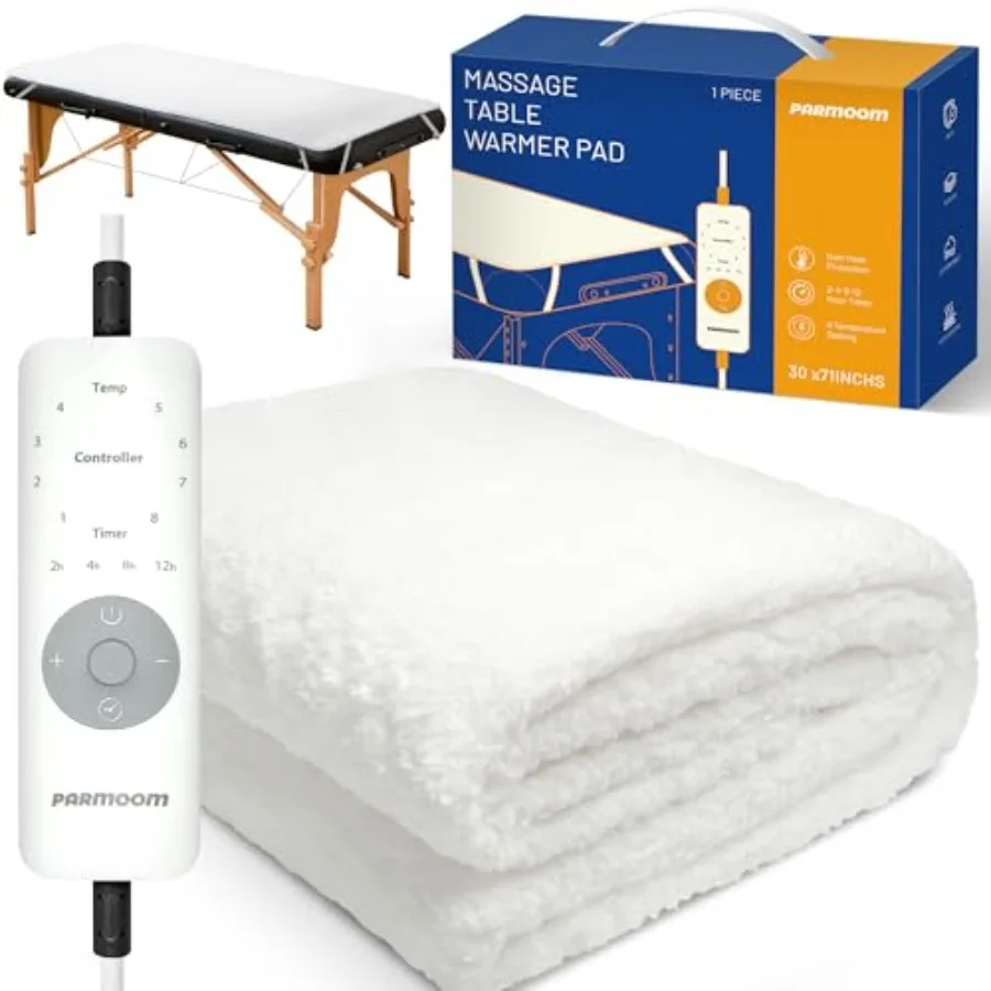 Massage Table Warmer Heating Pad Professional Massage Bed Warmer with 4 Timer 8 Heat Settings Overheat Protection for Massage B
Massage Table Warmer Heating Pad Professional Massage Bed Warmer with 4 Timer 8 Heat Settings Overheat Protection for Massage B