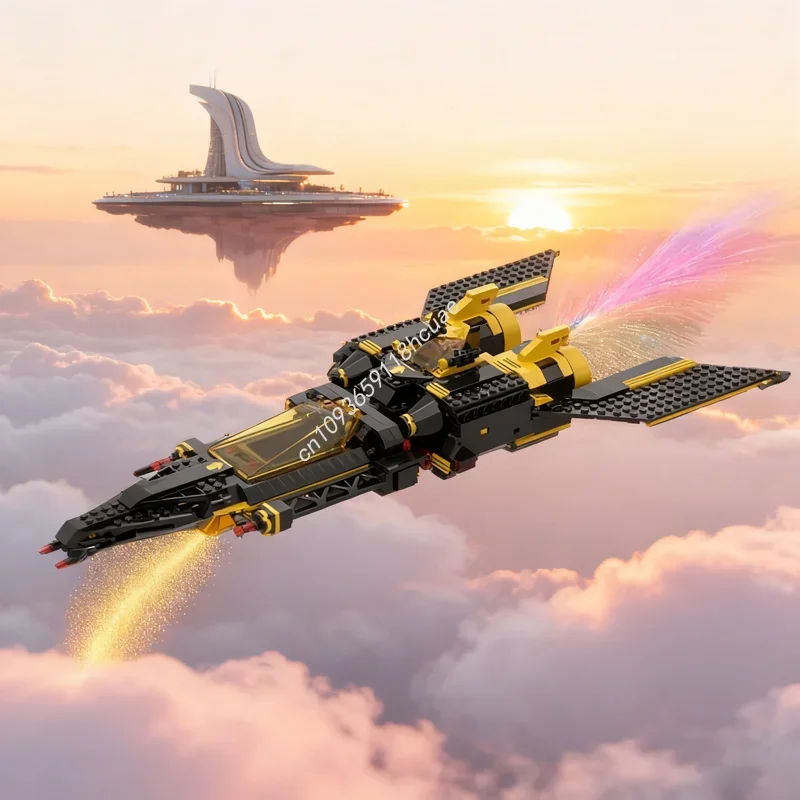 923pcs MOC Blacktron Predator Space Ied Model Building blocks toys Assemble DIY Christmas gifts creative idea Kids Birthday
923pcs MOC Blacktron Predator Space Ied Model Building blocks toys Assemble DIY Christmas gifts creative idea Kids Birthday