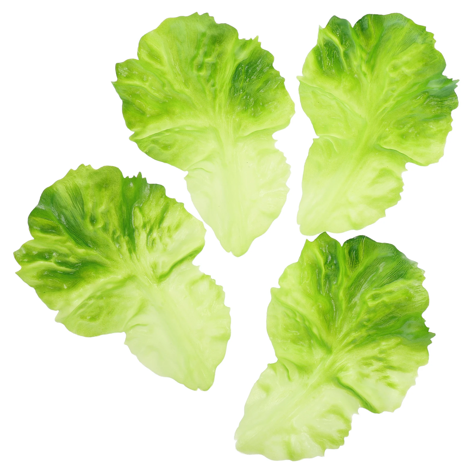 4 Pcs Artificial Lettuce Leaves Simulated Vegetable Decor Lightweight Plastic Props for Home Restaurant Display
4 Pcs Artificial Lettuce Leaves Simulated Vegetable Decor Lightweight Plastic Props for Home Restaurant Display