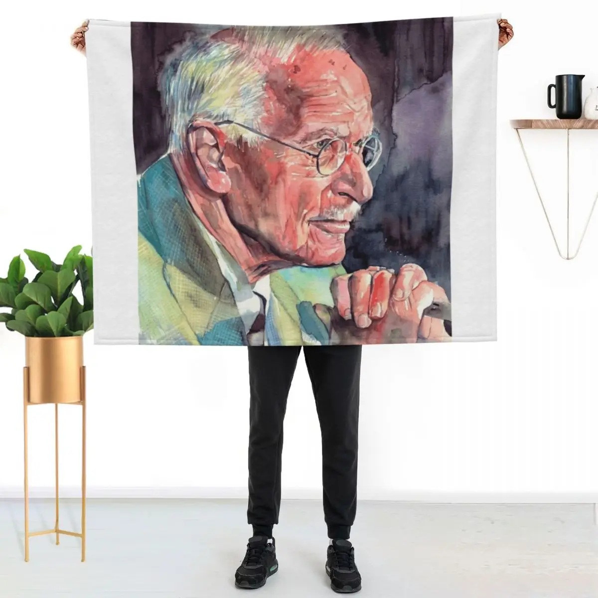 Carl Gustav Jung Portrait Throw Blanket Men's Soft Warm Throw Blanket for Couch
Carl Gustav Jung Portrait Throw Blanket Men's Soft Warm Throw Blanket for Couch