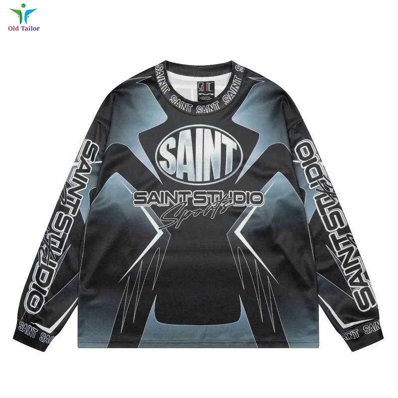 SAINT 86 Printed Autumn Winter Crew Neck T-Shirt High Street Men's & Women's Sports Jersey Long Sleeve T-Shirt
SAINT 86 Printed Autumn Winter Crew Neck T-Shirt High Street Men's & Women's Sports Jersey Long Sleeve T-Shirt