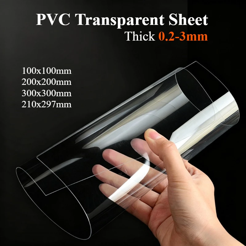 Transparent PVC Sheet Plastic Plate A4 A3 210x297 100x100 200x200 300x300 Thick 0.2 0.8 2 3 4mm Hard Clear Board for DIY Crafts
Transparent PVC Sheet Plastic Plate A4 A3 210x297 100x100 200x200 300x300 Thick 0.2 0.8 2 3 4mm Hard Clear Board for DIY Crafts